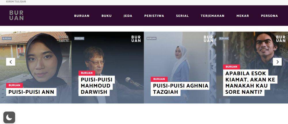 Tangkapan layar Buruan. (Dok. Buruan.co)
