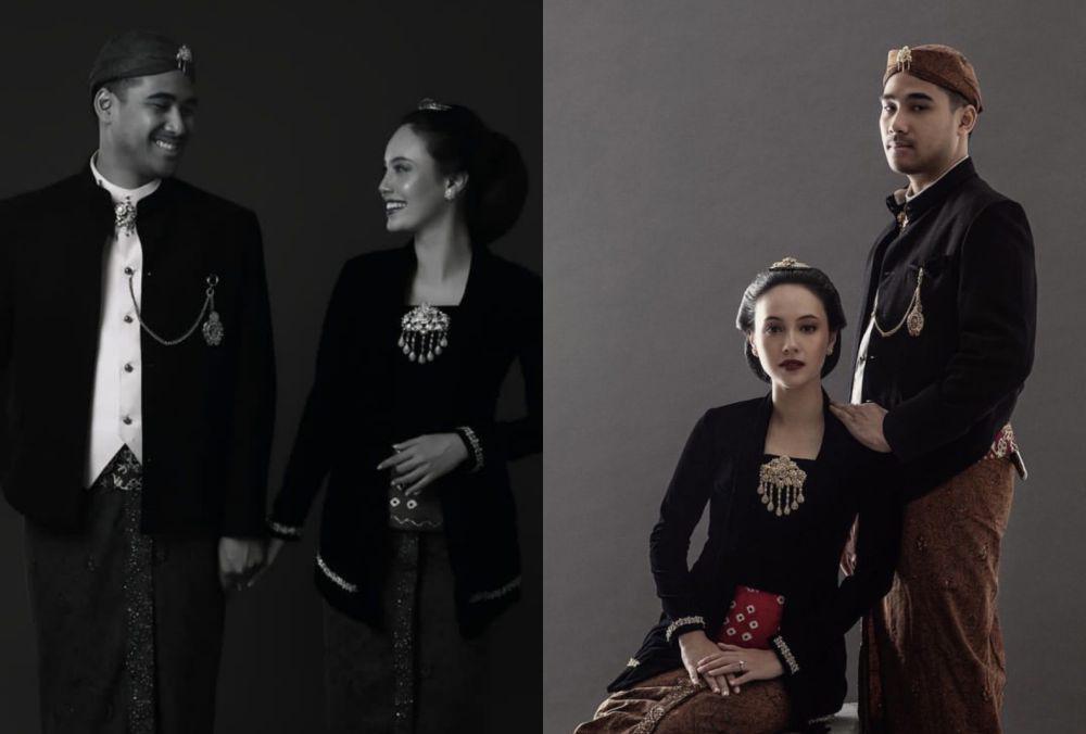 7 Pemotretan Prewedding Anggika Bolsterli yang Kental Adat Jawa