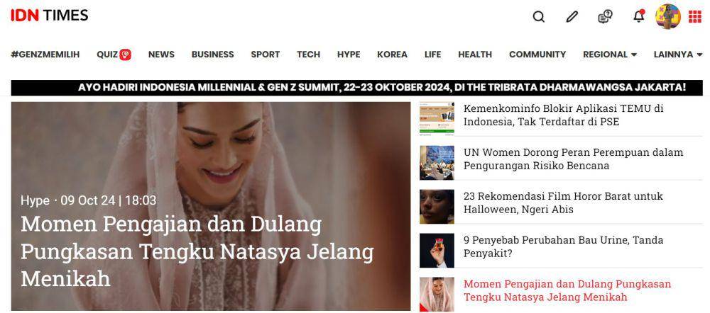 Tangkapan layar IDN Times. (Dok. IDNTimes.com)