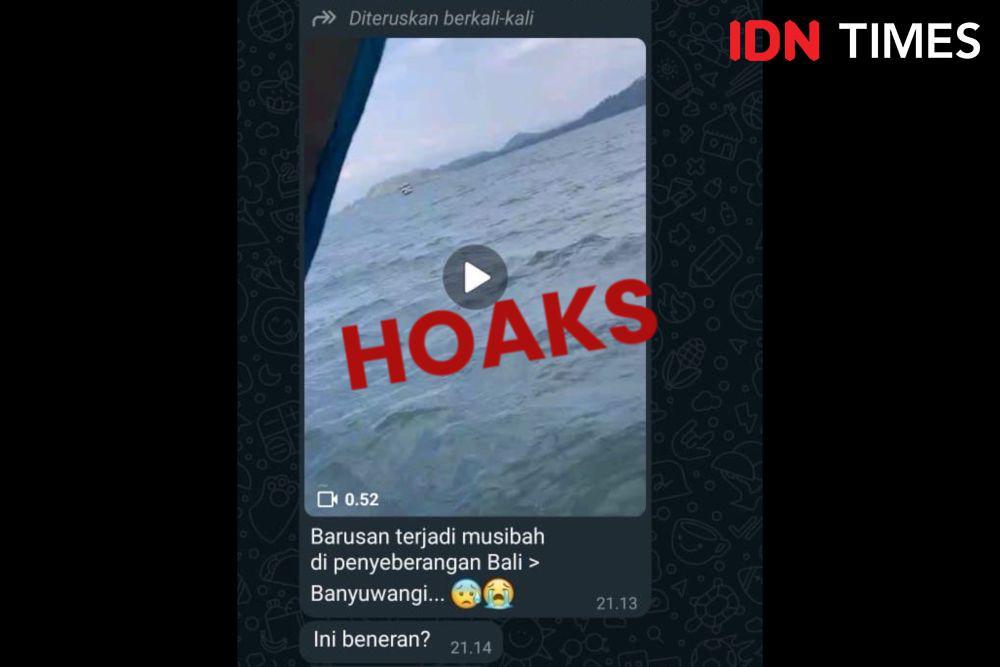 [Cek Fakta] Pesan Berantai Kapal Bali-Banyuwangi Tenggelam
