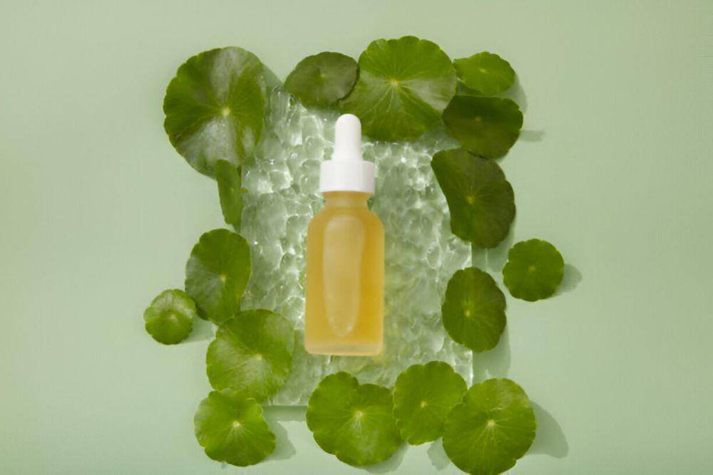ilustrasi skincare dengan kandungan centella asiatica (istockphoto.com/LightStock)