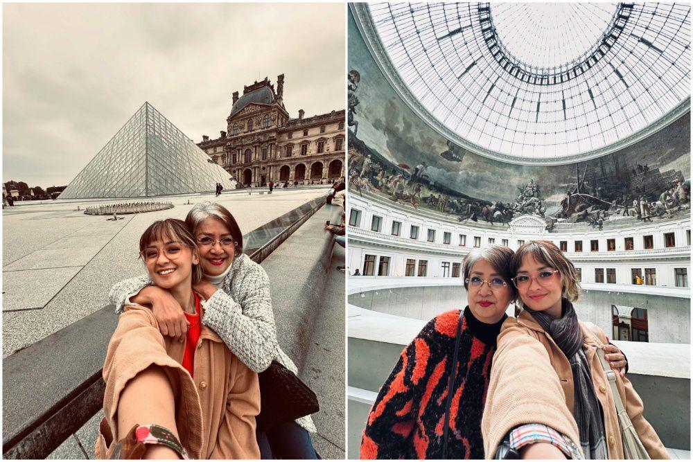 10 Potret Joanna Alexandra dan Ibunda saat Liburan ke Paris, Happy!