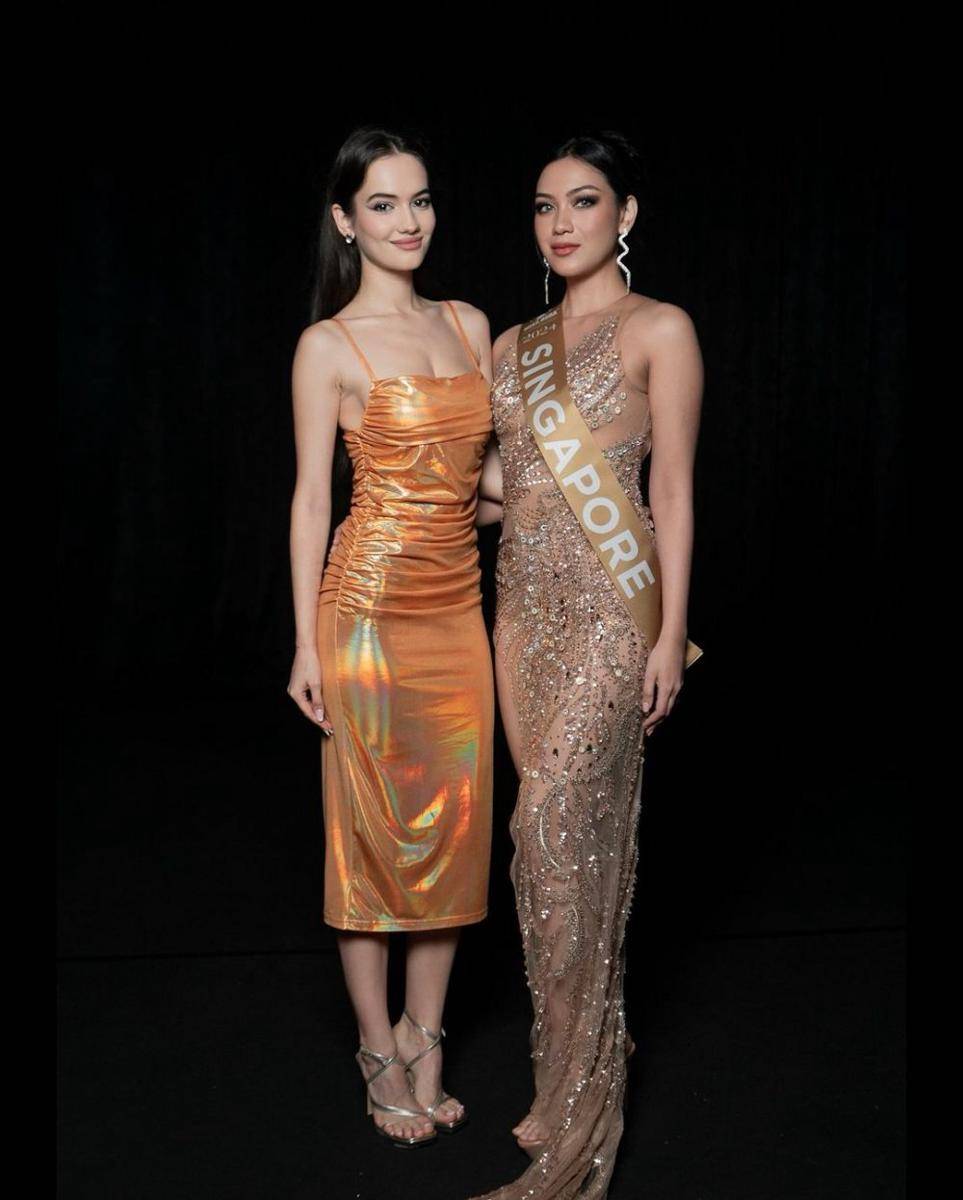 Potret Finalis Asia Saat Sashing Ceremony Miss Aura International 2024 (Instagram.com/demacsgo for Instagram.com/missaurainternational)