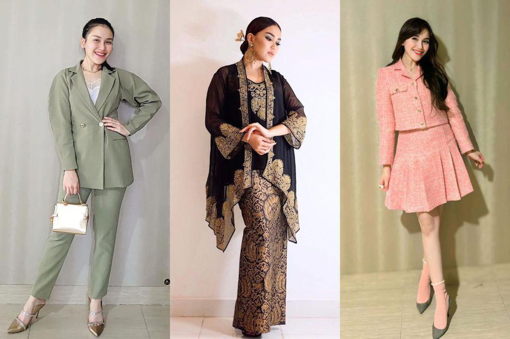8 Inspirasi Outfit One Set ala Ayu Ting Ting, Stand Out Banget!
