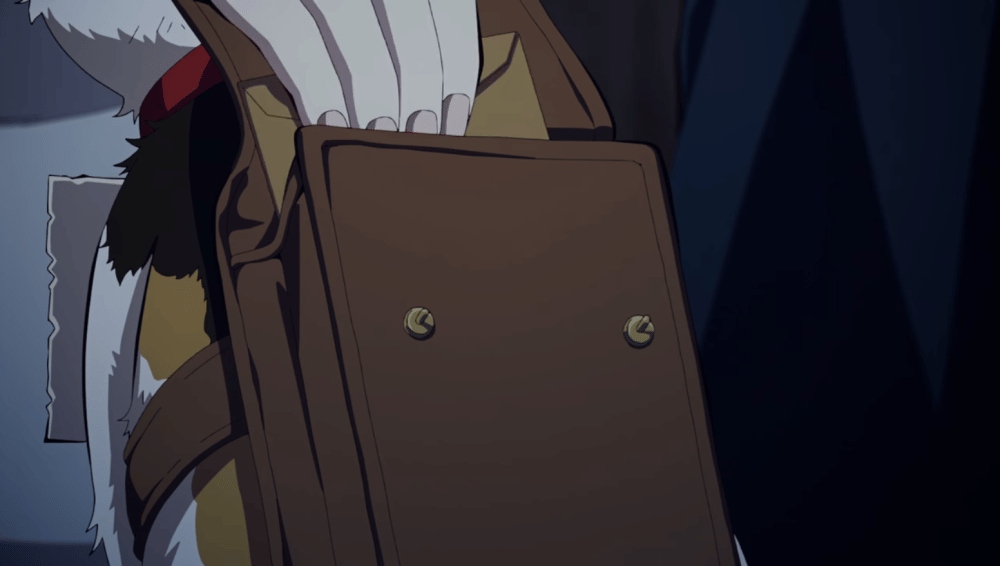 Tamayo menitipkan surat lewat Chachamaru (dok. Ufotable/ Kimetsu no Yaiba)