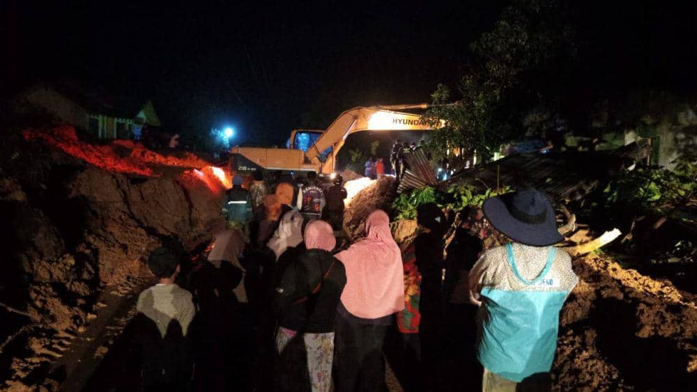 Longsor terjadi di Kabupaten Aceh Tengah. (Dokumentasi BPBD Aceh Tengah untuk IDN Times)