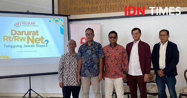 Seluler Business Forum "Darurat RT/RW Net, Tanggung Jawab Siapa?" di Jakarta, pada Selasa (09/10/2024) (IDN Times/Misrohatun)