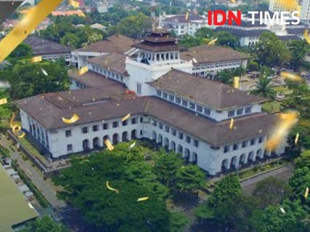 Kantor pemprov jabar yang 71 asnnya lakukan studi lapangan. (IDN Times/Cokie Sutrisno)