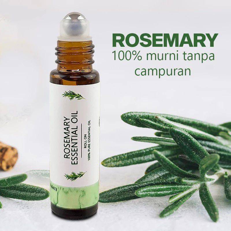 STONEBAR Rosemary Essential Oil Roll On (shopee.co.id/Stone Bar Official Shop)