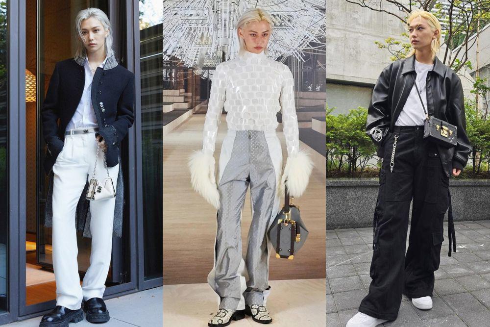 7 OOTD Pakai Ragam Jenis Tas ala Felix Stray Kids, Trendi Kekinian!