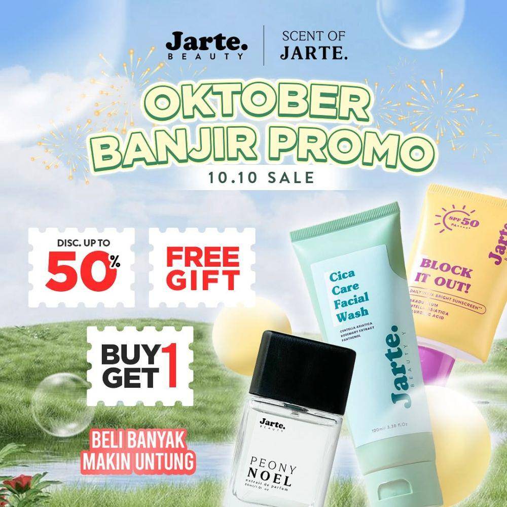 Diskon makeup dan skincare 10.10 (instagram.com/jartebeautyofficial)