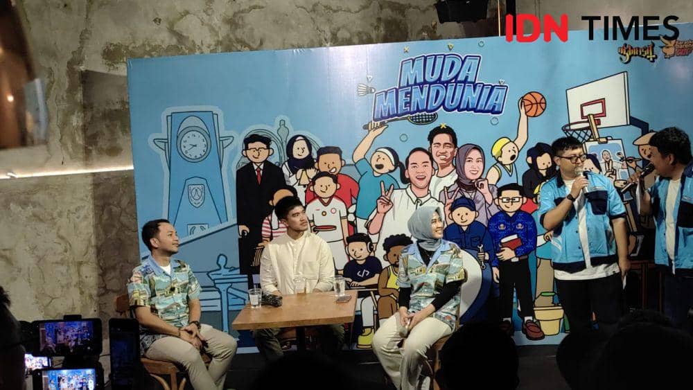 Kaesang Pangarep menghadiri acara deklarasi dukungan paslon Pilkada Solo, Respati-Astrid. (IDN Times/Larasati Rey)
