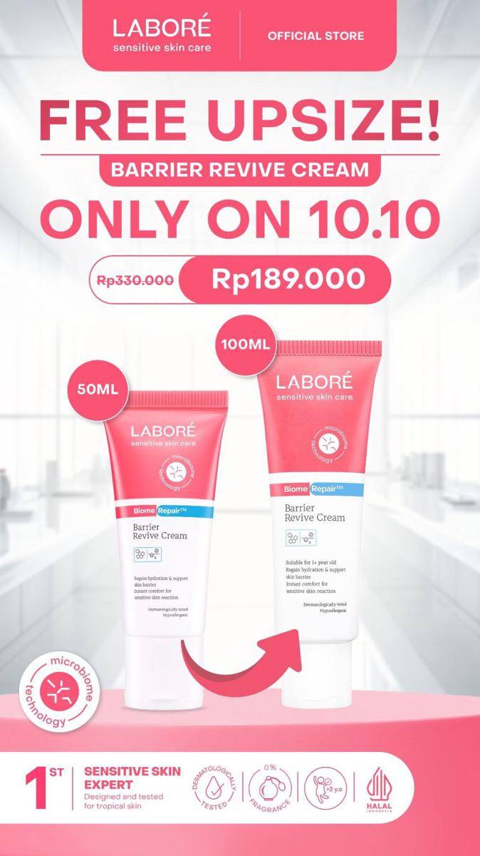 Diskon makeup dan skincare 10.10 (instagram.com/stories/laboreskinexpert)
