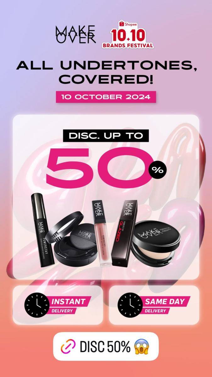 Diskon makeup dan skincare 10.10 (instagram.com/stories/makeoverid)