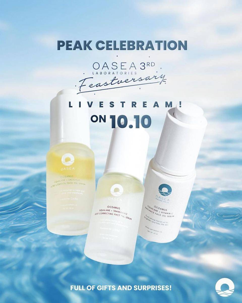 Diskon makeup dan skincare 10.10 (instagram.com/oasea.id)