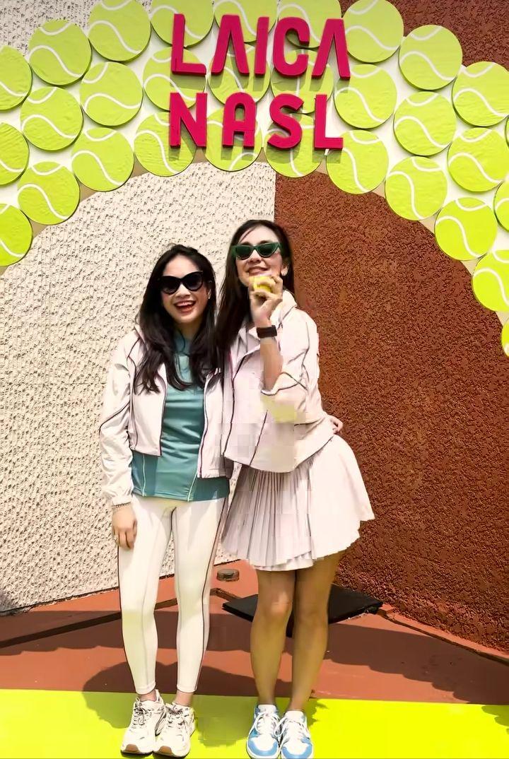 Artis hadiri launching tenis outfit Nagita (Instagram.com/lunamaya)