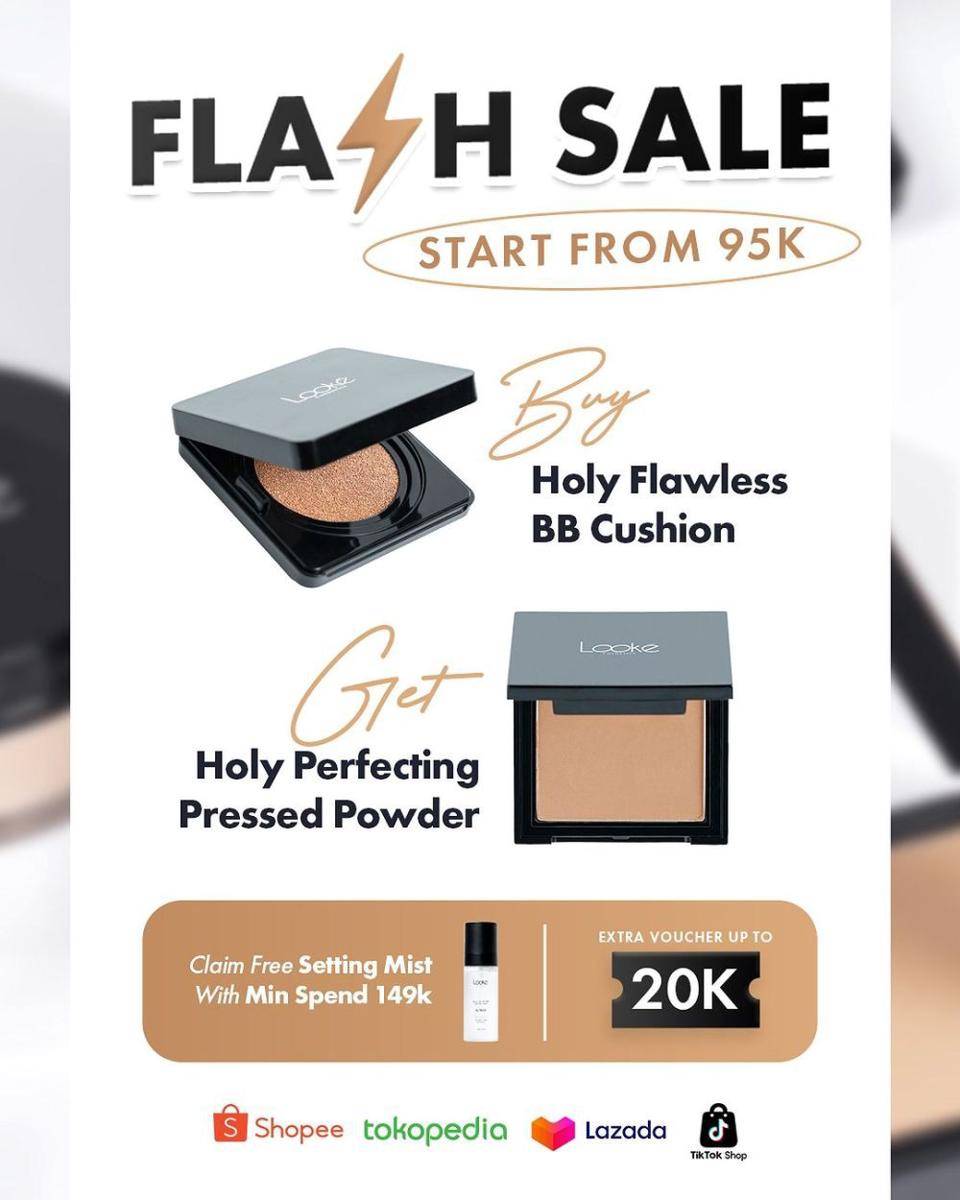 Diskon makeup dan skincare 10.10 (instagram.com/lookecosmetics)