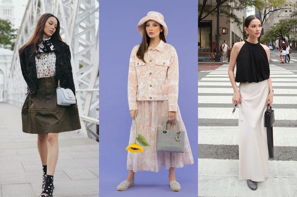 12 Ide Styling Bawahan Rok ala Alyssa Daguise, Super Elegan!