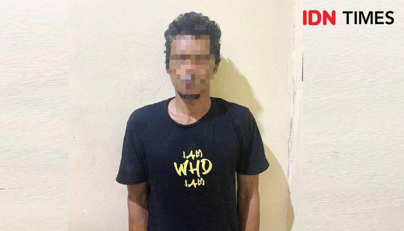 Tersangka pencurian MA warga Balikpapan yang dibekuk polisi di PPU (IDN Times/Ervan)