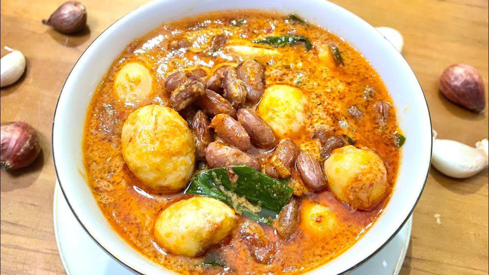 Resep Gulai Telur Puyuh Kacang Merah, Sedapnya Bukan Main