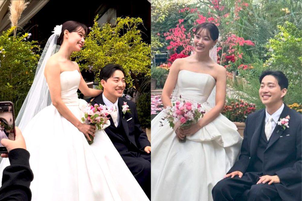 9 Potret Pernikahan Song Ji Eun dan Park Wi, Bagai di Negeri Dongeng!