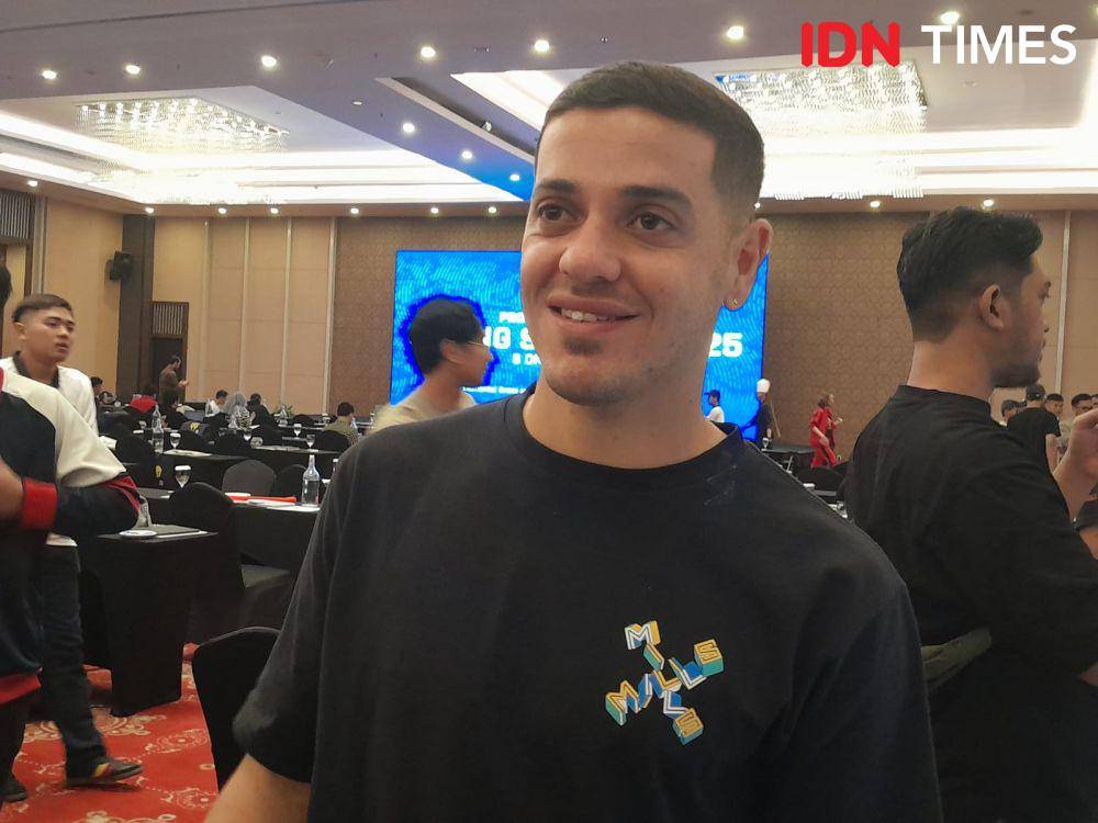 Alexis Messidoro, penggawa Dewa United. (IDN Times/Sandy Firdaus)