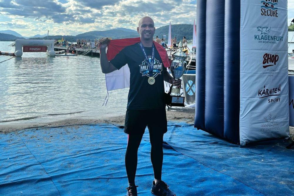 Perenang Indonesia Jajal Danau Worthersee di Austria, Tempuh 34 Km
