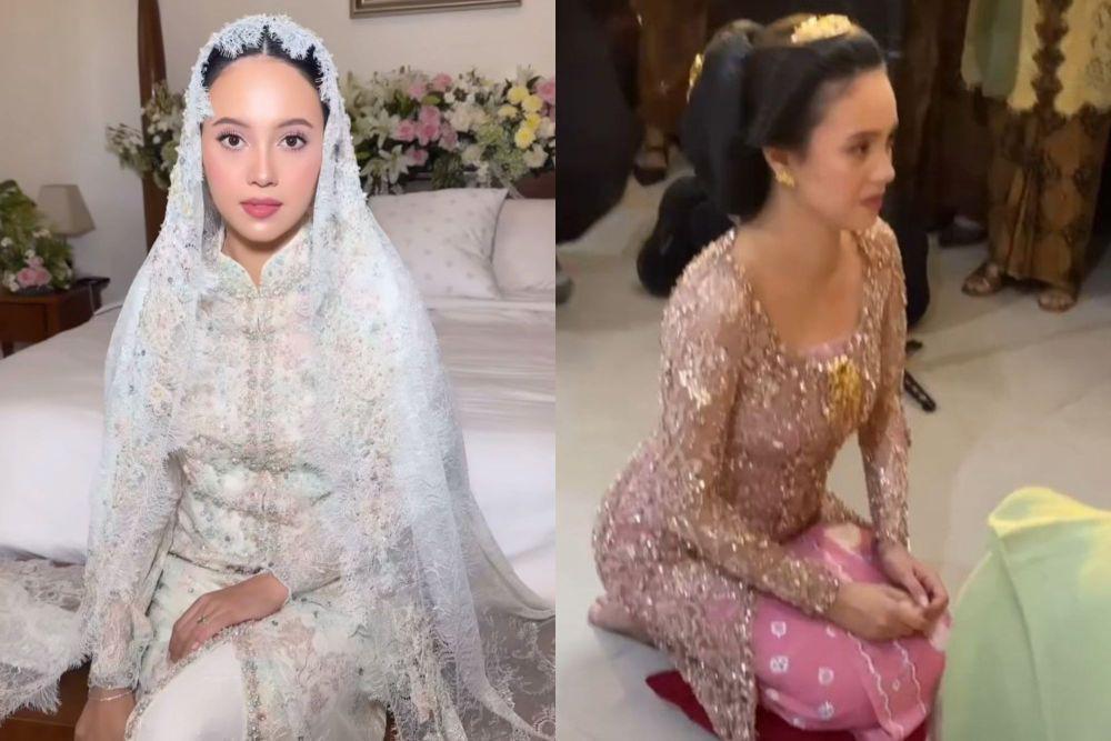 7 Potret Pengajian dan Siraman Anggika Bolsterli Jelang Menikah