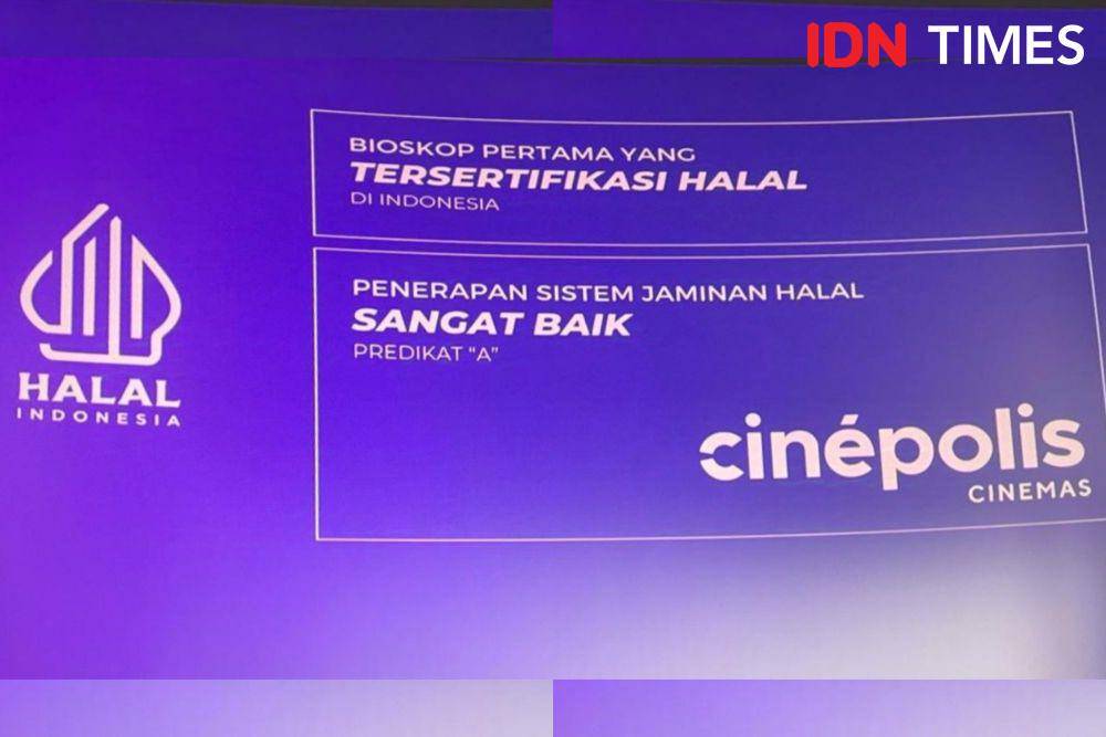 Konferensi pers penyerahan sertifikasi halal Cinepolis (IDN Times/Erfah Nanda)