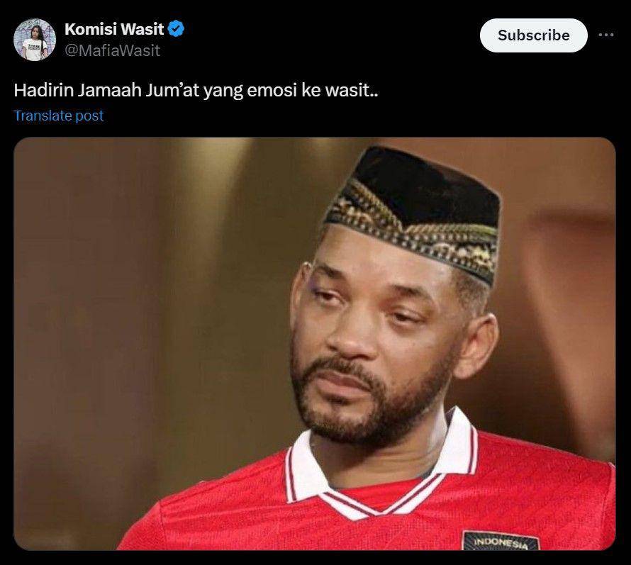 meme reaksi fans timnas Indonesia gagal menang (x.com/mafiawasit)