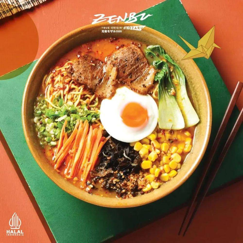 Potret menu ramen di Zenbu Resto (instagram.com/zenbu.resto)