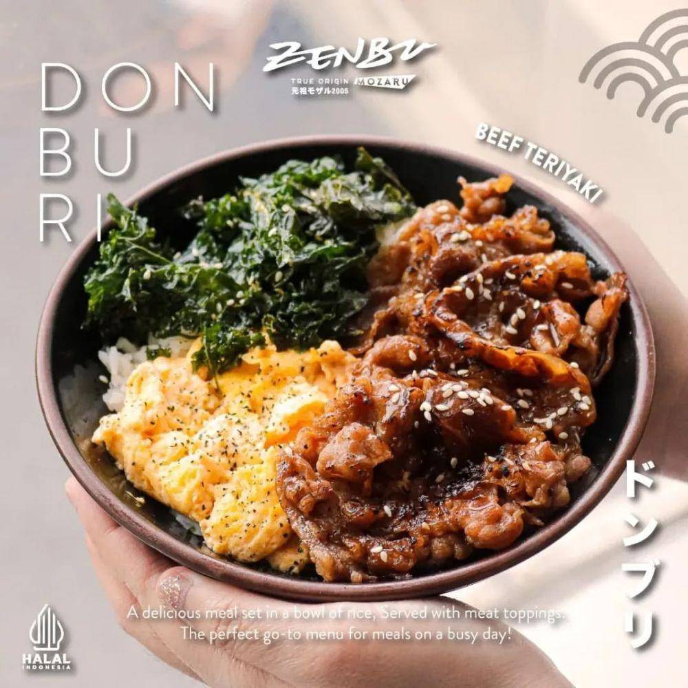 Potret menu Beef Teriyaki Donburi di Zenbu Resto (instagram.com/zenbu.resto)