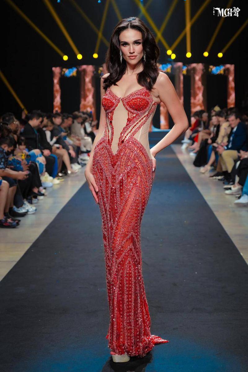 Potret Wakil Eropa Saat Konferensi Pers Miss Grand International 2024 (Facebook.com/Miss Grand International)