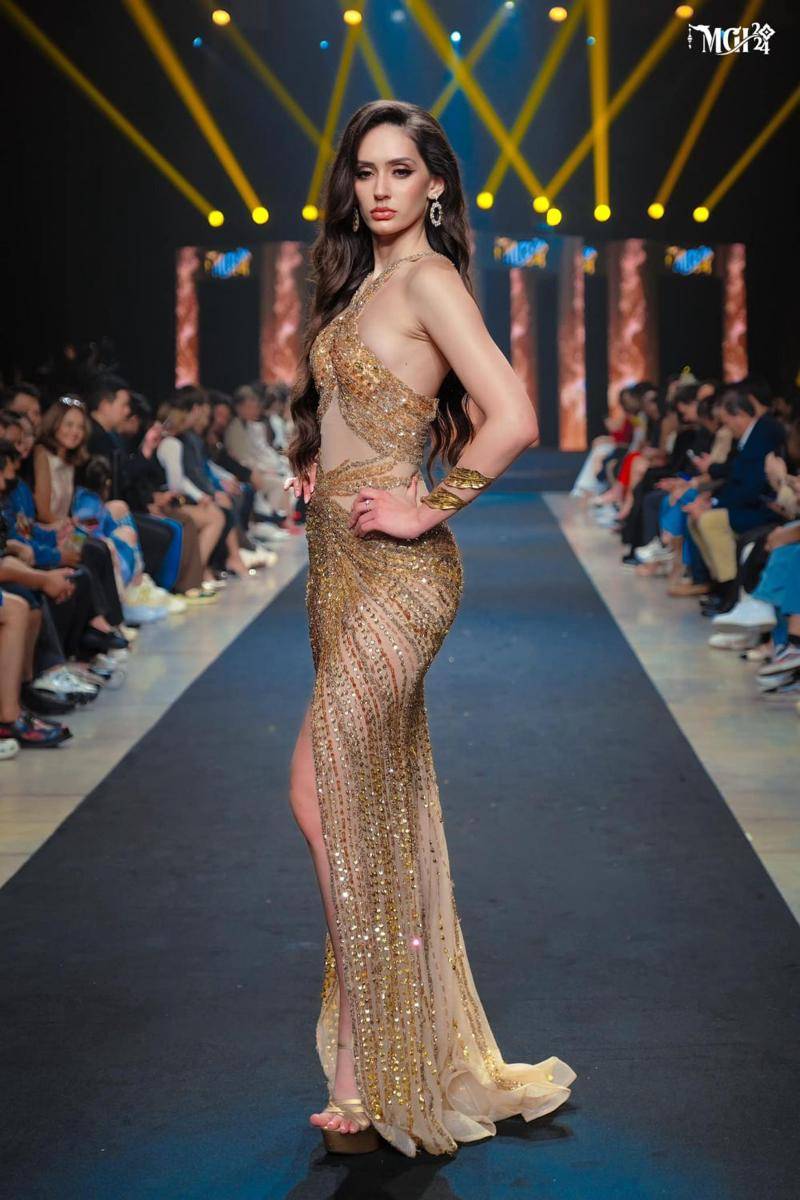 Potret Wakil Eropa Saat Konferensi Pers Miss Grand International 2024 (Facebook.com/Miss Grand International)