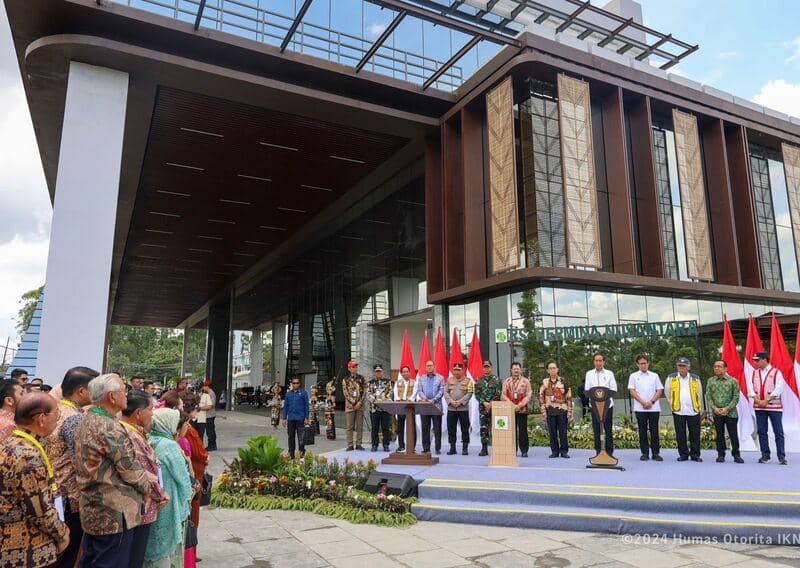 Pembangunan RS Hermina Nusantara hanya butuh waktu 10 bulan. (Dok. Muchlis Jr - Biro Pers Sekretariat Presiden)