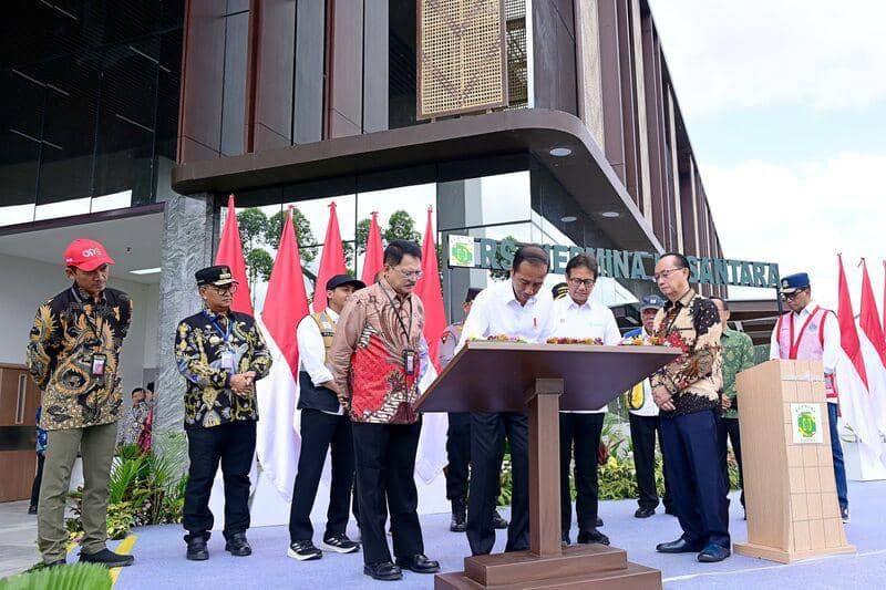 Presiden Jokowi Resmikan Rumah Sakit Swasta Pertama di IKN