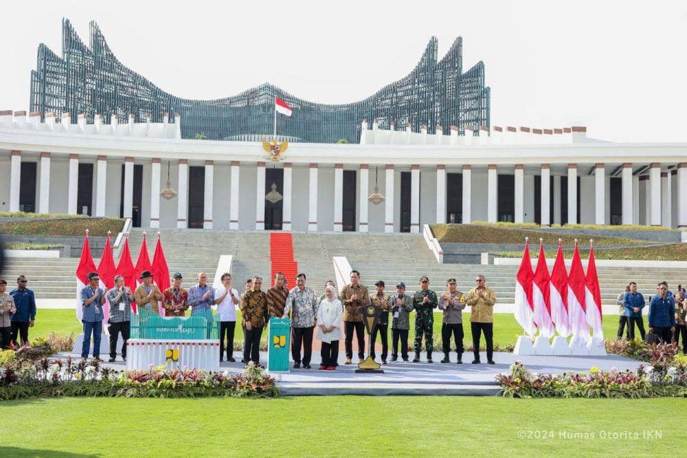 Jokowi: Peresmian Istana Garuda "Jatah" Prabowo