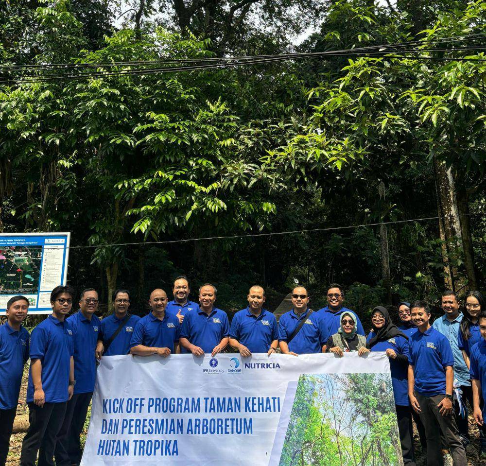 Gaet IPB, Danone Bangun Arboretum Hutan Tropika (IDN Times/istimewa)