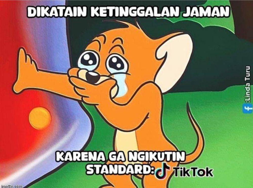 meme standar TikTok (instagram.com/lawakscience)
