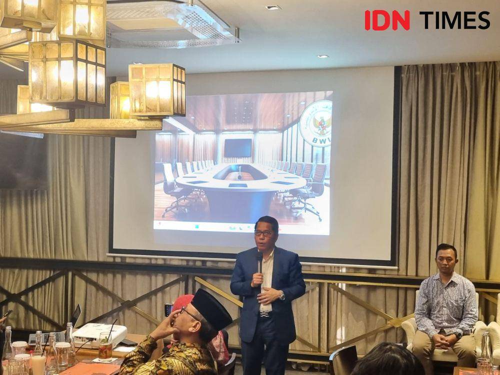 Ketua Badan Pelaksana Badan Wakaf Indonesia (BWI), Kamaruddin Amin (IDN Times/Ilman Nafi'an)