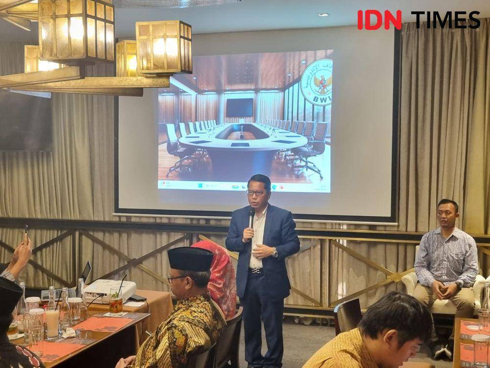 Ketua Badan Pelaksana Badan Wakaf Indonesia (BWI), Kamaruddin Amin (IDN Times/Ilman Nafi'an)