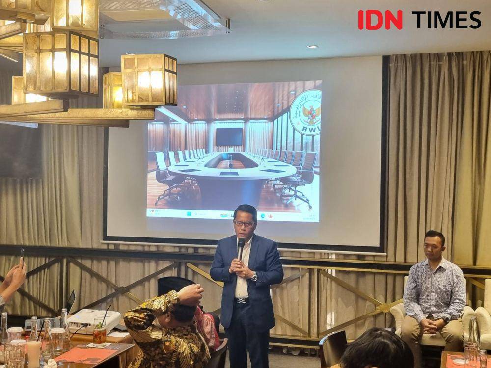 Ketua Badan Pelaksana Badan Wakaf Indonesia (BWI), Kamaruddin Amin (IDN Times/Ilman Nafi'an)