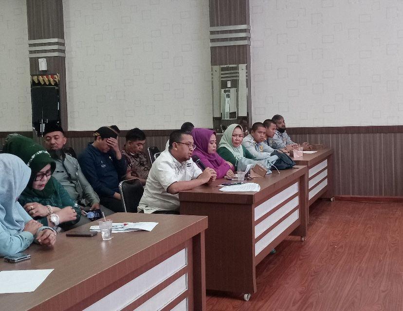 Rapat koordinasi kegiatan FKUB EXPO yang dipimpin Asisten Pemerintahan dan Sosial Muhammad Sofyan (Dok. Diskominfo Medan)