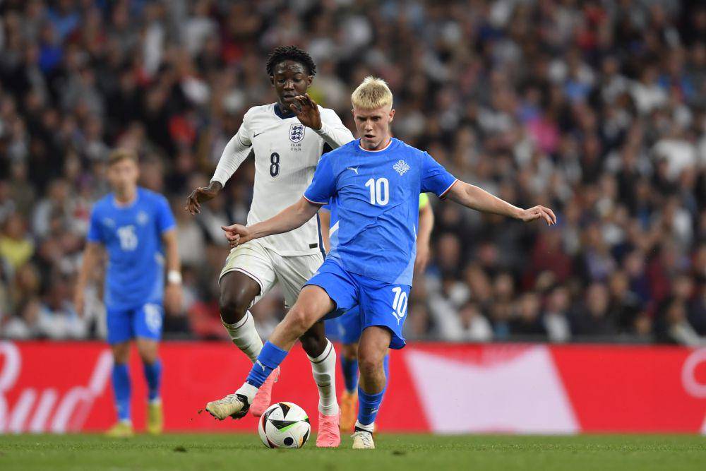 Islandia menang 1-0 atas Inggris pada pertandingan persahabatan Juni 2024. (x.com/footballiceland)