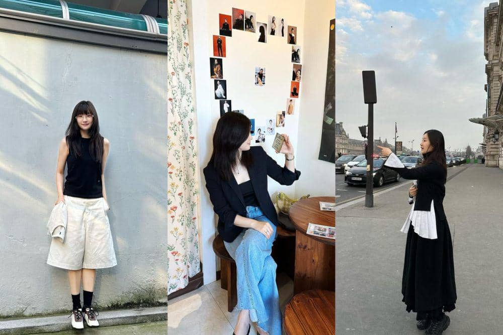 7 Mix and Match Outfit Hitam ala Park So Dam, Gaya Feminin!