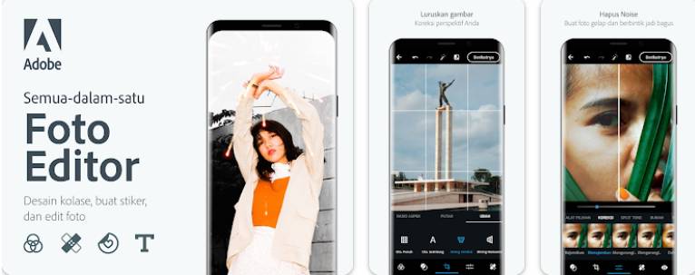 tampilan aplikasi Photoshop Express (dok. Google Play Store/Photoshop Express)