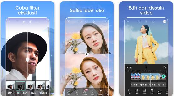 tampilan aplikasi Picsart (dok. Google Play Store/Picsart)