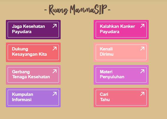 Tangkapan layar tampilan website MammaSIP (Dok. MammaSIP)