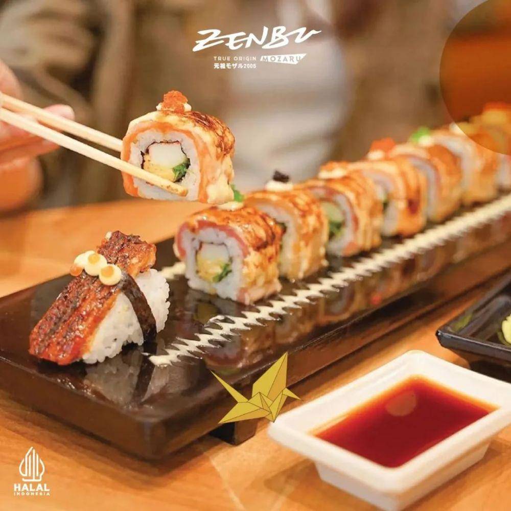Potret menu sushi di Zenbu Resto (instagram.com/zenbu.resto)