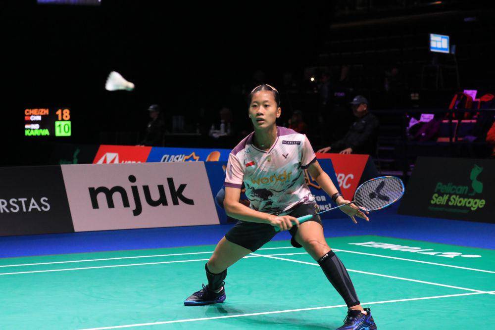 Langkah Putri Kusuma Wardani terhenti di 16 besar Arctic Open 2024 (dok. PP PBSI)